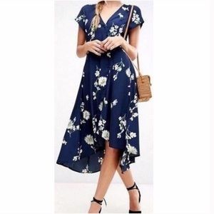 NWT Free People Lost In You Midi Dress High Low